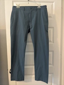 J Crew Tech Chino Slim Pant Mens 32X30 Mountain Fog Flat Front Moisture Wicking - Picture 1 of 9