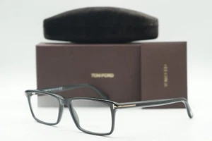 NEW TOM FORD TF 5408 001 BLACK GOLD AUTHENTIC EYEGLASSES FRAMES 56-16 - Picture 1 of 5