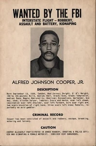 Póster de 8,5"" x 13"" del FBI de la década de 1960 - Imagen 1 de 1
