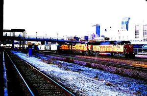ORIGINAL KODACHROME SLIDE UNION PACIFIC GP39-2 #2356 OMAHA, NEBRASKA NOV. 2002 - Picture 1 of 1