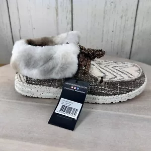 Hey Dude Britt Boho Womens Slip On Shoes Size 8 Chevron Tribal Design Boots New - Picture 1 of 12