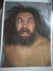 Affiche pin-up vintage années 1980 AWA WCCW Bruiser Brody Wrestling Magazine