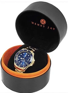 Henry Jay Aquamaster Ladies Watch + Date, Waterproof 100 Mtr, 2 Tone Stainless - Picture 1 of 6