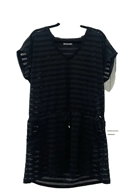 Traje de baño para mujer Calvin Klein L/XL natación playa cubierta usado en excelente estado negro Foto 1 de 2