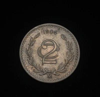 1906  Mexico 2 Centavos - Image 1 of 4