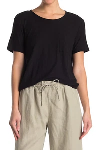 Maglietta James Perse donna cotone modale slub maglia girocollo taglia 2 - Foto 1 di 2