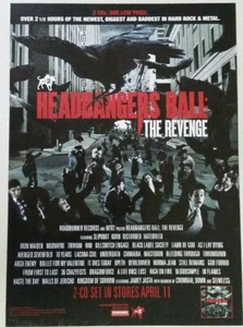 HEADBANGER'S BALL: The Revenge comp. ~ Magazine PRINT AD iron maiden - Picture 1 of 1
