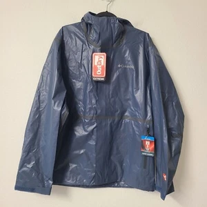 Columbia Outdry Extreme Hikelite Shell Jacket WM0272-478 Size L Blue - Picture 1 of 5