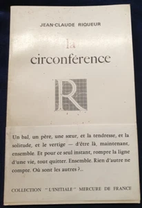 La Circonférence - J C Riqueur - envoi autographe signé 1967 - Picture 1 of 4