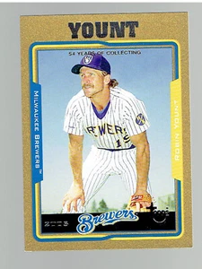ROBIN YOUNT 2005 Topps Retired Signature Edition Gold 405/500 HOF Brewers - Picture 1 of 2