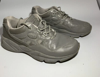 PROPET 'Stability Walker' 灰色皮革步行鞋运动鞋女式尺码 9 M — 第 1/4 张图片