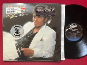 MICHAEL JACKSON~THRILLER LP (1982) VG+/NM SHRINK & HYPE EPIC QE 38112 STEREO - Picture 1 of 2