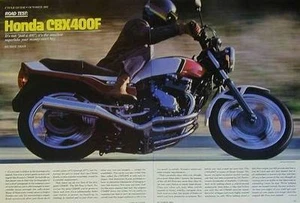 HONDA CBX400F Motorcycle Road Test 1982 CBX 400F CBX400 - Bild 1 von 1
