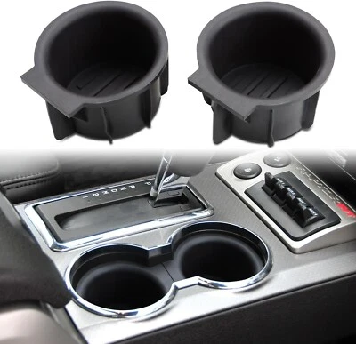 AOTEMILK for Ford F150 2009-2014 Front Console Cup Holder Inserts Replacement - Image 1 of 4