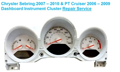 Servicio de reparación de cuadro de instrumentos Chrysler Sebring PT Cruiser 2006-2010 Foto 1 de 2