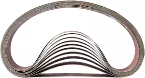 HPG240-10 1-1/2" X 30" Aluminum Oxide Sanding Belt, 240 Grit, 10 Pack - Picture 1 of 1