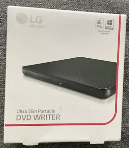 LG ULTRA SLIM Portable DVD WRITER SP80NB80 For Mac & Windows M-Disc SP80~NEW - Picture 1 of 4