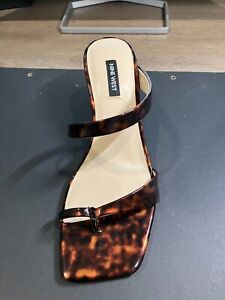 Ladies Nine West heels 8.5 M tortise shell color