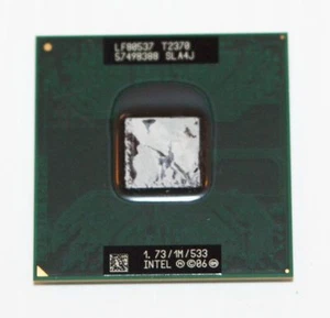Intel Dual Core T2370 Laptop CPU 1.73ghz/533mhz/1mb #SLA4J Mobile Processor - Picture 1 of 3