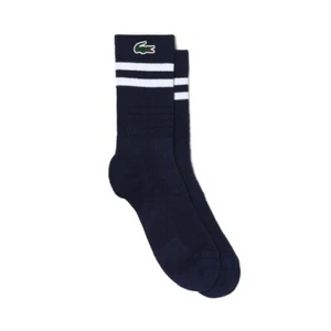 Lacoste Long-Length Striped Sports Cushion Socks RA1095-54N 525 Men Casual Socks - Picture 1 of 6