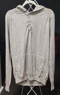 Sudadera con capucha para hombre John Varvatos Converse XL 4 gris claro Foto 1 de 4