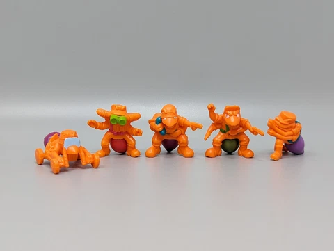 1987 Hasbro Army Ants General Patants Strike Force Orange Bazooka & Assault Cover