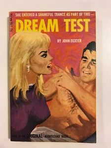 "DREAM TEST" by John Dexter, Pulp Book 1966 Nightstand Books NB 1782 - Picture 1 of 3