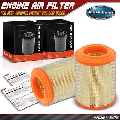 Filtro de aire del motor 2 piezas para Jeep Compass Patriot 2011-2017 Dodge 11-12 2,0 L 2,4 L Foto 1 de 4
