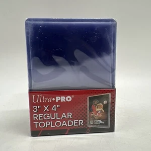 Ultra PRO 25 Pack Clear Regular Toploaders Jersey Cards Protector Storage 3"x4" - Picture 1 of 5