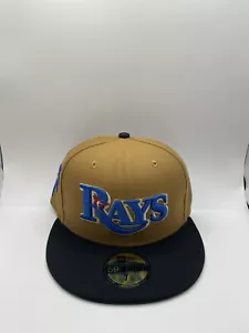 Sombrero ajustado New Era Tampa Bay Rays ""ruedas TE-37"" bronce talla 7 1/8 MYFITTEDS - Imagen 1 de 6