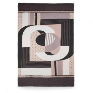 LIU JO SCIARPA FOULARD DONNA STAMPA FANTASIA FONDO NERO - Imagen 1 de 2