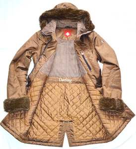 WELLENSTEYN DARLING DAMEN JACKE / PARKA * GR. M * BRONSE * FELL+KAPUZE ABNEHMBAR - Bild 1 von 12