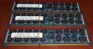 8 Hynix 8GB Server Memory Sticks 2Rx4 PC3L-10600R Free Ship - Picture 1 of 2