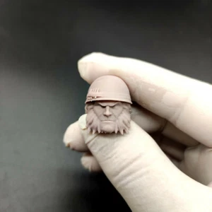 1/12 Scale X-Men Wolverine Soldiers Head Sculpt Unpainted Fit 6" ML Body B Style - Picture 1 of 2