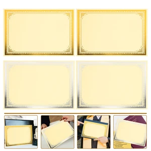 8 Sheets of Honor Certificate Papers Blank Certificate Papers Diploma Blank Shee - Photo 1/12