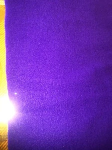 Purple fleece poly (?) fabric remnant 20.5"L x 64"W - Picture 1 of 5
