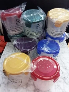 10 NEW Lock n Lock Set 10 Multi-Color Food Containers W/Lids 20 oz / 2 cup - Picture 1 of 6