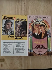 George Jones Tammy Wynette PAIR Greatest Hits - Picture 1 of 6
