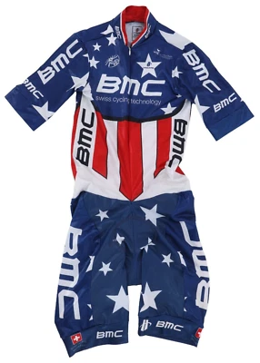 Traje corto Hincapie BMC Pro Cycling Team USA Champ Slv Speed para hombre XS contrarreloj TT Foto 1 de 3