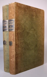 1837 IRELAND Picturesque & Romantic 2 Vols 39 Engravings Velvet Bindings RITCHIE - Picture 1 of 24