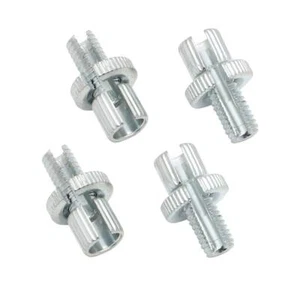 4X Universal Motorcycle M8 Cable Adjuster Brake Clutch Nuts Kit For Honda Yamaha - Picture 1 of 5