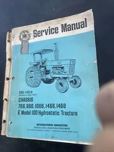 INTERNATIONAL SERVICE MANUAL TRACTOR 766 966 1466 1468 1068 - Picture 1 of 11