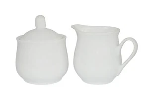 Milch und Zucker Set mit Deckel 3-teilig Porzellan Milchkännchen Provance - Bild 1 von 7