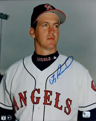 Foto brillante firmada por Troy Percival California Angels 8x10 autenticada globalmente Foto 1 de 2