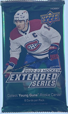 2022-2023 Upper Deck Hockey Extended, 1 Sealed HOBBY Pack @ 8 Cards Per Pack.
