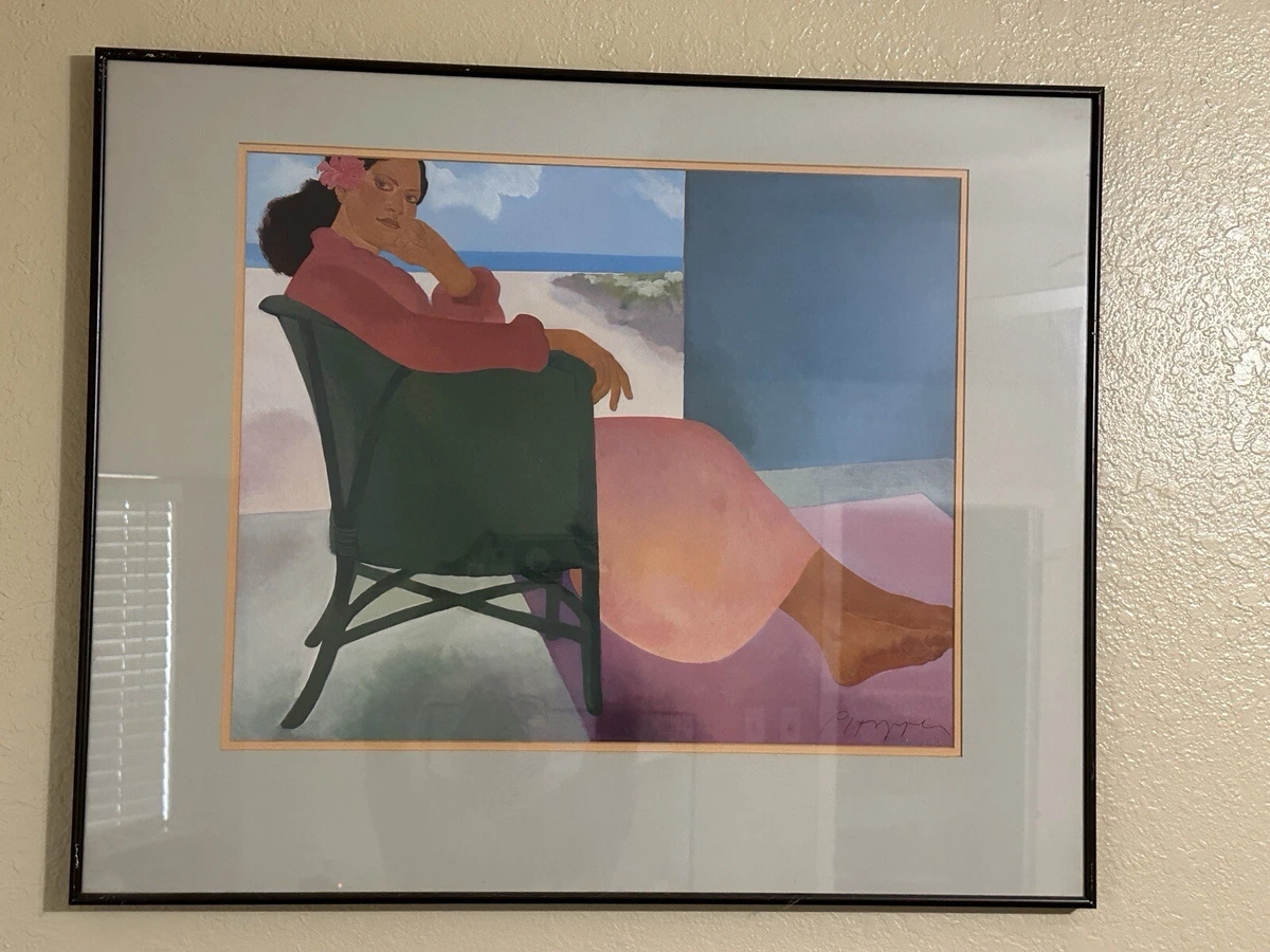 ペギーホッパー　額装　直筆サイン入り PEGGE HOPPER 額装プリント ペギーホッパー 額装 直筆サイン入り