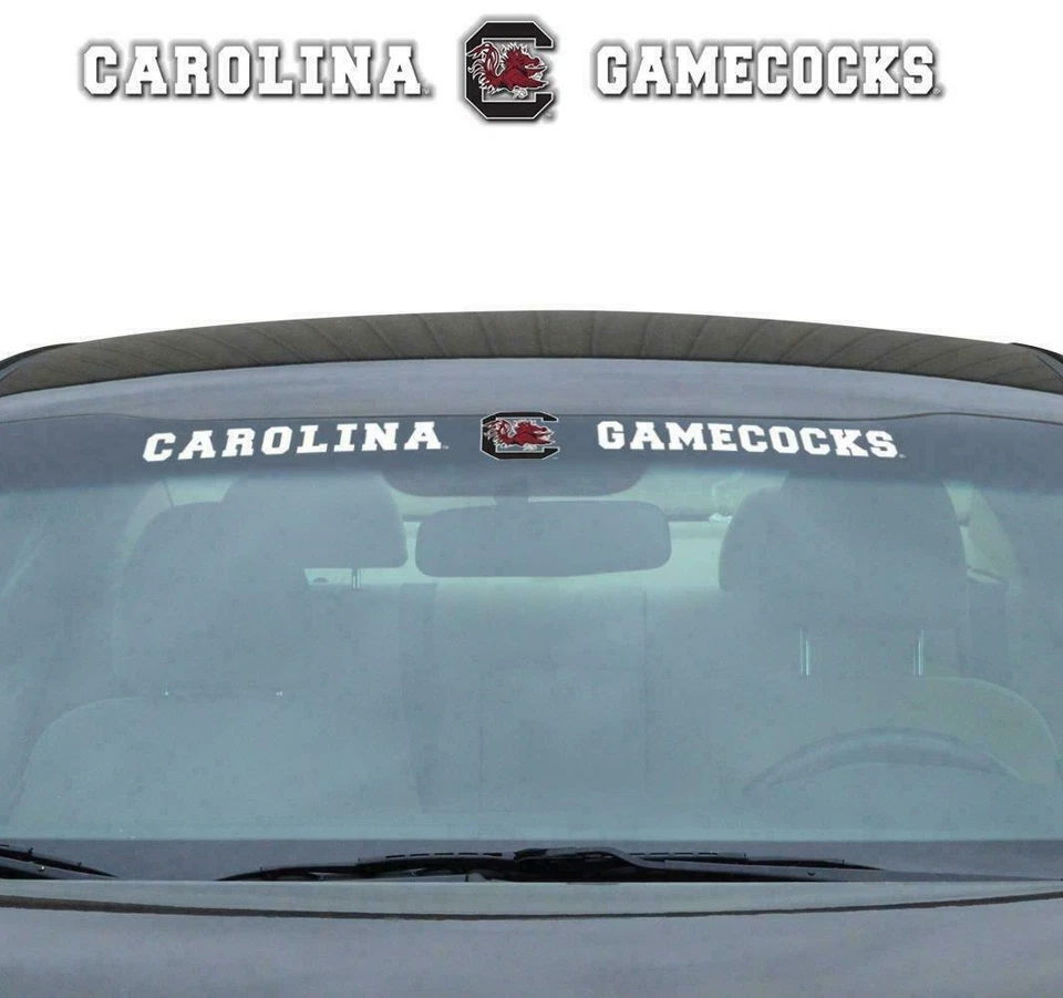South Carolina Gamecocks NCAA Windshield Decal 35 x 4  - Image 1 of 1