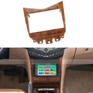 For Honda Accord 03-07 Car Radio Stereo Fascia Frame Panel Trim 2DIN Wood Color - Picture 1 of 7