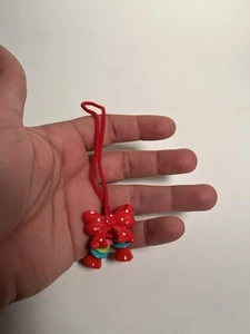 Vintage Haargummi Pferdeschwanz Band Schleife Regenbogen Rarität selten Halter Accessoire Farben süß - Bild 1 von 2