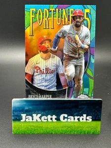 2025 Topps Chrome MLB - Fortune 5 Bryce Harper #F15-6 - Phillies - Bild 1 von 2